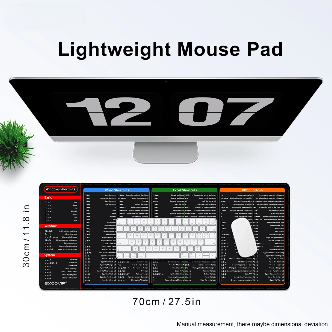 Shortcut Keyboard and Mouse Mat