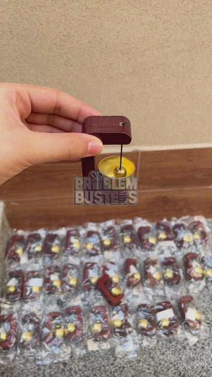 Wooden Door Bell – Magnetic Japanese Style Door Bell for homes, offices, cafes, studios, and shops (Imported)