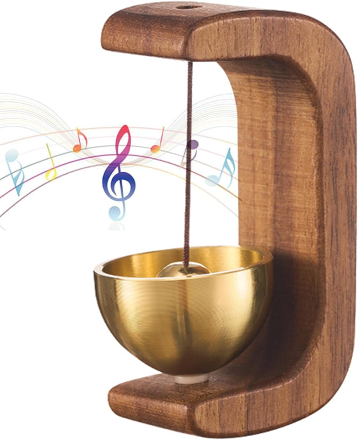 Wooden Door Bell – Magnetic Dopamine Bell for homes, offices, cafes, studios, and shops.