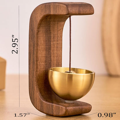 Wooden Door Bell – Magnetic Dopamine Bell for homes, offices, cafes, studios, and shops.